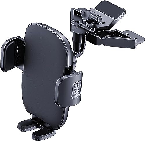 TICILFO Phone Mount for Car Phone Holder Mount Upgraded Metal CD Slot Phone Holder Car Cell Phone Holder Thick Cases Friendly iPhone Holder for Car Mount for CD Player Fit for All iPhone Smartphone - style: CD