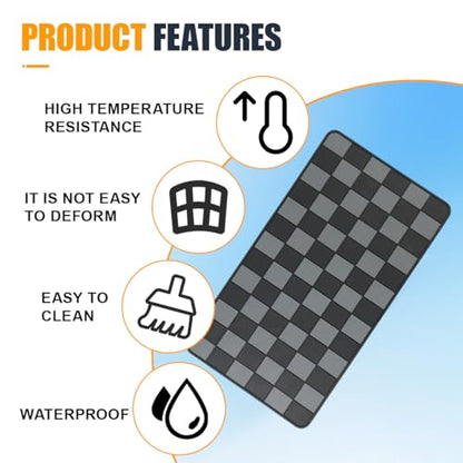 YoRise Car Dashboard Anti Slip Mat, 10.62'' × 5.90'' PVC Center Console Pad, Non-Slip Sticky Dash Mat, Washable Car Dashboard Gripping Pad for Phone, Glass, Key, GPS (Gray) - color: Gray