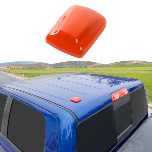 RT-TCZ Roof Antenna Cover Trim Decoration Exterior Accessories for Dodge Challenger 2009-2024,for Dodge Charger 2010-2024,for Dodge Ram 2010-2015 (Orange) - color: Orange