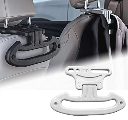 3 in 1 Car Coat Hanger Headrest Coat Hanger (Gray) - color: Gray
