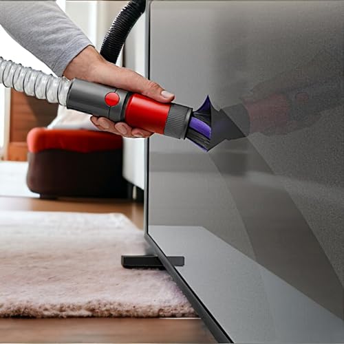 Self-Cleaning Soft Dust Brush Attachment Compatible with Dyson V7, V8, V10, V11, V15 – Scratch-Free Bristles for Delicate Surfaces – Premium Dusting Tool for Home and Car Cleaning - style: Scratch-Free Dusting