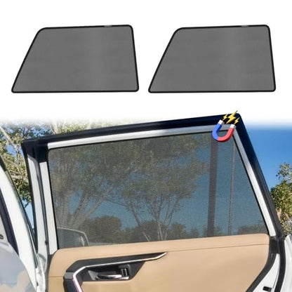 KUST Car Window Shades for 2010-2024 Toyota 4Runner Accessories, Breathable Mesh Magnetic Window Covers, Rear Back Side Window Sun Shades UV Block Privacy Protection for Baby Camping Napping 2PCS - size: FOR | Toyota 4Runner 11-23 (Pack of 2 Rear Side)