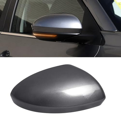 Moonlinks Compatible with Nissan Sentra 2020 2021 2022 2023 2024 Side Mirror Cover Replacement, Gray Right Passenger Side Clip-on Mirror Cap for Sentra S/SR/SV/Sense/Advance/Exclusive - color: Right Gray