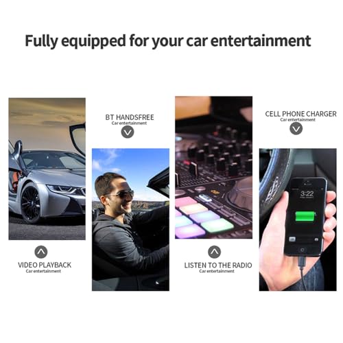 1 Din 12V Car Radio, VCD DVD CD Player Vehicle MP3 Stereo Player, Audio Stereo Receiver Support Bluetooth/FM/SD/USB/AUX/U Disk
