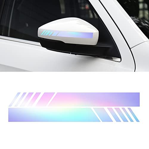 SINGARO Car Rear View Mirror Stickers Decor Car Body Sticker Vinyl 4pcs (Colorful) - color: Colorful