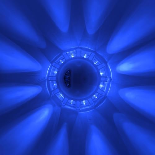 Shakven 12 Led Flasher Lamp Car Roadside Flares Emergencys Accessories Auto Lamp | Magnetic Emergencys Flashlight Car Warning Light Led Flasher Lamp,Led Flasher Lamp For Vechiles,Car Warning Light - color: blue blue light