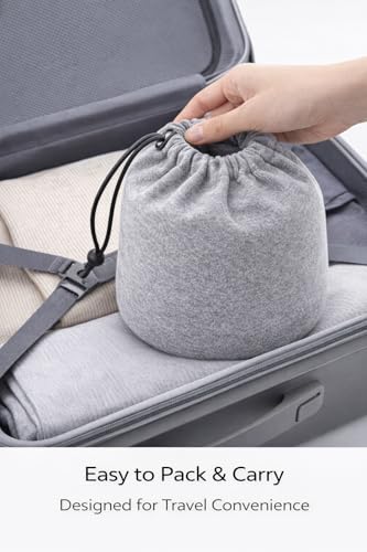 Neck Pillow, Memory Foam Travel Neck Pillow, All-Around Comfort & Reliable Support for Night Flights, Plane, Car and Home, Thoughtful Travel Gift