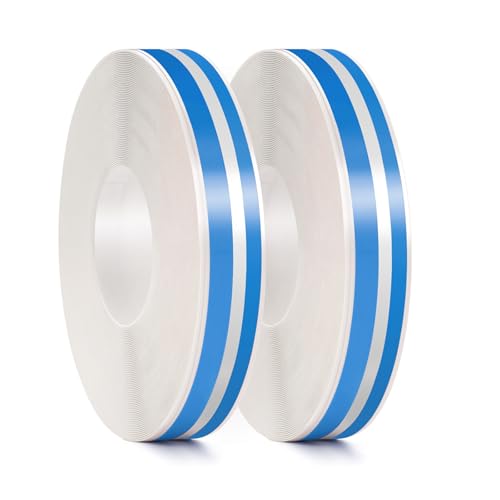 2 Rolls 32Ft Car Pinstripe Tape, Automotive Pinstriping Tape Stickers Vinyl DIY Stripes Pinstripe Emblems Trim Decals for Car, SUVs, Pickups, Motorcycle and Boat, Racing Stripes (Blue) - color: Blue-2