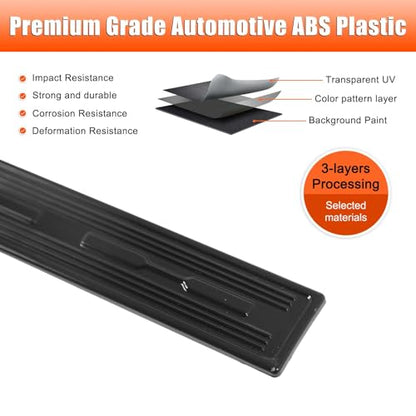 for Hummer EV Accessories Center Console Gear Shift Control Panel Side Cover Frame Compatible with 2022-2024 2025+ Hummer EV SUV Truck Gear Control Panel Side Strip Interior (Piano Black) - color: Piano Black