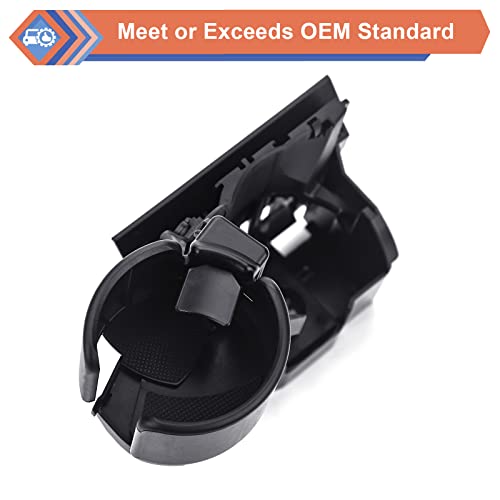 Center Console Cup Holder, Cup Holder Expander Compatible with Mercedes-Benz Vehicle W220 S350 S430 S500 S600 S65 AMG 2003-2006, Replace #2206800014 A2206800014 220-680-00-14