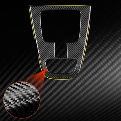 NVCNX Carbon Fiber Accessories for Mercedes Benz GLE 350 450 450e 2020-2026 2021 2022 2023 2024 2025 Center Console Gear Shift Panel Cover Interior Trim Overlay Sticker Decal 1PC Without Pointed Ends - color: Center Console Gear Shift Panel Trim A2