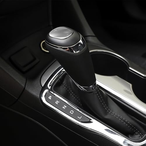 TOMALL Stainless Steel Car Gear Shift Knob Cover Compatible with Chevy Equinox 2018-2020 Shift Panel Trim Gear Lever Cover for Car Interior Car Accessories (Silver) - color: Stainless Gear-Silver