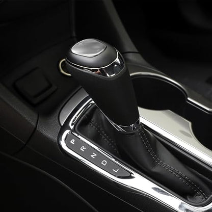 TOMALL Stainless Steel Car Gear Shift Knob Cover Compatible with Chevy Equinox 2018-2020 Shift Panel Trim Gear Lever Cover for Car Interior Car Accessories (Silver) - color: Stainless Gear-Silver