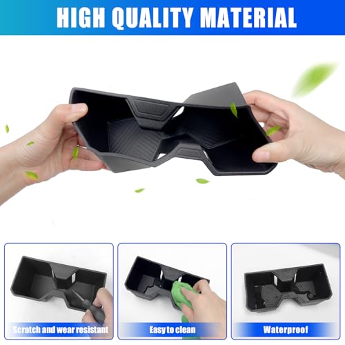 Cup Holder Insert Fits for 2025 2026 Toyota 4Runner Center Console Coaster Cup Liner Compatible with 4Runner Interior Accessories Cup Cover Organizer Storage Tray - size: 25-26 Cup Holder