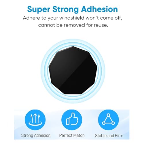 4 Pcs Adhesive Piece Magnet Replacement for Garmin Low-Profile Magnetic Mount,Only Windshield Sticky No Mount,for Garmin Dash Cam 67W(Low-Profile Magnetic car Frame Adhesive Sheets) - style: Low-profile magnetic car frame adhesive sheets
