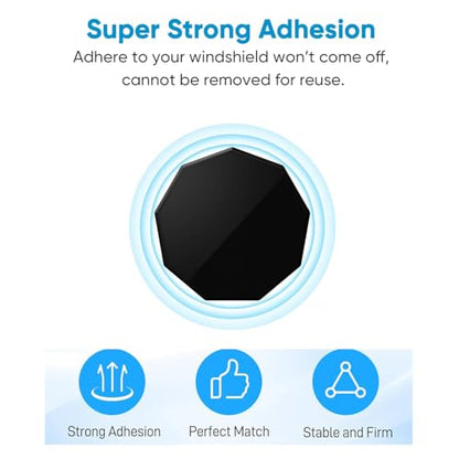 4 Pcs Adhesive Piece Magnet Replacement for Garmin Low-Profile Magnetic Mount,Only Windshield Sticky No Mount,for Garmin Dash Cam 67W(Low-Profile Magnetic car Frame Adhesive Sheets) - style: Low-profile magnetic car frame adhesive sheets