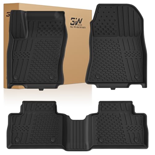 3W Floor Mats Fit for Nissan Kicks 2025 2026 (Not Fit Play Version) Accessories TPE All Weather Floor Liner, 1st and 2nd Row Car Mats Tunk Mats Full (NOT for Play Version) - size: 6.Kicks|25|Floor Mats