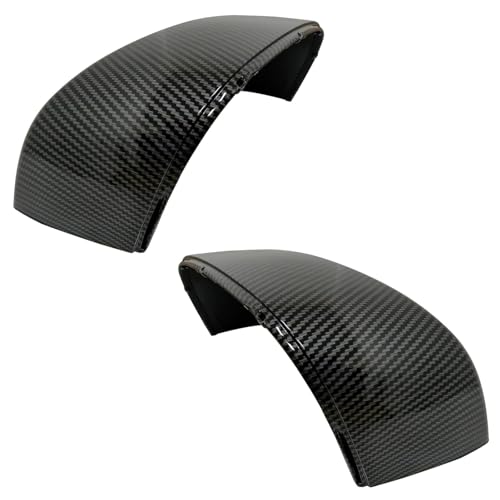 AtticZone Side Mirror Caps Covers Compatible with GMC Sierra Yukon, Chevrolet Silverado Suburban 1500 2500 3500 HD Avalanche Tahoe 2007-2013, Carbon Fiber Pattern - color: Carbon Fiber Pattern