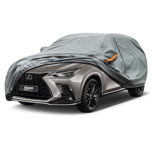 Kayme Heavy Duty Car Cover Custom Fit Lexus NX200t NX250 NX300 NX350 NX450h, Waterproof All Weather for Automobiles, Full Exterior Covers Rain Sun UV Protection. - size: Custom Fit Lexus NX-1