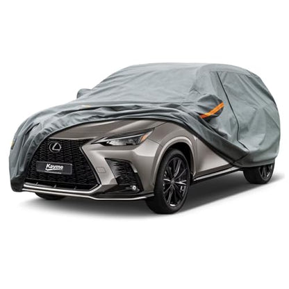 Kayme Heavy Duty Car Cover Custom Fit Lexus NX200t NX250 NX300 NX350 NX450h, Waterproof All Weather for Automobiles, Full Exterior Covers Rain Sun UV Protection. - size: Custom Fit Lexus NX-1