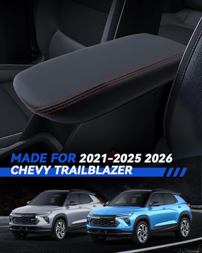 Armrest Cover for Chevy Trailblazer 2021 2022 2023 2024 2025 2026 Accessories Center Console Middle Lid Pad Protector for Car Elbow Rest - size: for 2021-2026 Chevy Trailblazer