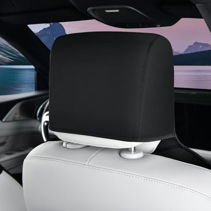 Car seat cover, waterproof protection seat cushion, anti-skid seat cushion, portable and durable dog pet seat cushion, diving material, all season universal seat cover, van, truck, SUV car black - color: black
