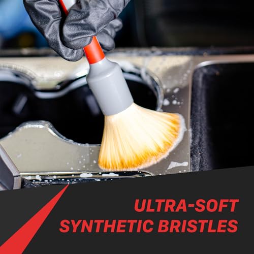Maxshine Small #10 Universal Ultra Soft Detailing Brush – Professional Brush for Interior, Exterior, Leather Seats, Engine Bay & Wheels – Premium Car Care Detailing Tool - size: Small #10