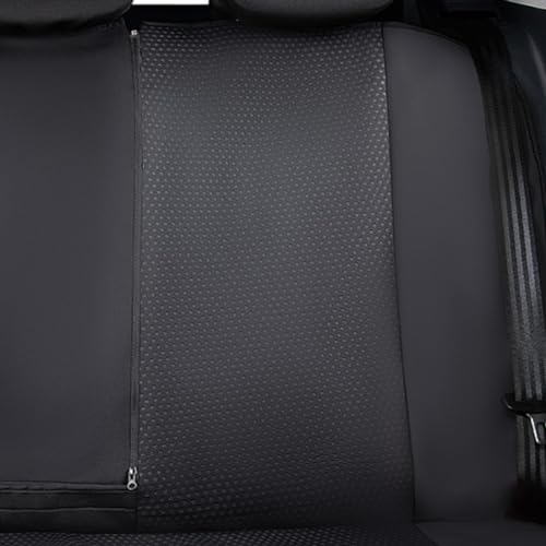 Flying Banner Neoprene Rear Bench car seat Covers car seat Protectors Split 40/60 60/40 (Solid Black, Neoprene) - color: Solid Black, size: Neoprene