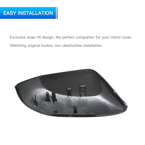 Left Driver Side Direct Replacement Mirror Cover Cap Compatible with Toyota Corolla 2019-2022 Blue - size: Left Driver Side