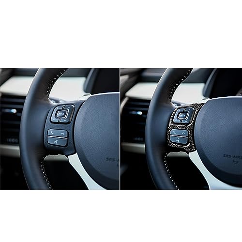 NVCNX Car Dash Button Panel Cover Decal Compatible with Lexus IS250 2014 2015 / IS200t 2016 2017 / IS300 2016-2020 / IS350 2014-2020 Carbon Fiber Interior Trim Accessories Black - C - color: Dash Trim - C