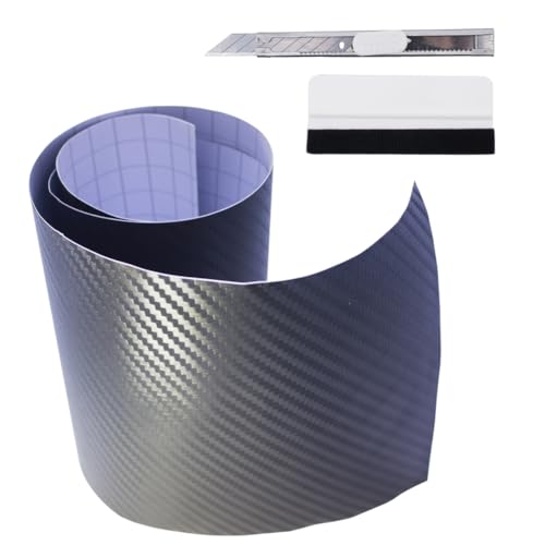 Vinyl Matte Black Carbon Fiber Sticker Carbon Fiber wrap Carbon Fiber Tape Car wrap Exterior Vinyl Sticker Sticker Sheet(1ft*5ft) - size: 1ft*5ft