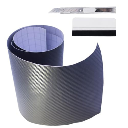 Vinyl Matte Black Carbon Fiber Sticker Carbon Fiber wrap Carbon Fiber Tape Car wrap Exterior Vinyl Sticker Sticker Sheet(1.45ft*5ft) - size: 1.45ft*5ft