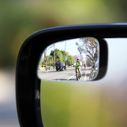 Blind Spot Mirrors for Cars - by Safe View Company - Change Lanes Confidently - Made from Real Convex Glass - Long Lasting - Easy Peel & Stick (Falcon), SVCBAME23 - size: Falcon