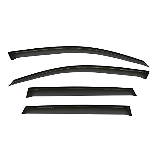 Smoke Out Channel Window Visors Compatible with Toyota RAV4 2006-2012 Wind Deflectors Sun/Rain Guards 94608 - size: For 2006-2012 RAV4