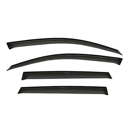 Smoke Out Channel Window Visors Compatible with Toyota RAV4 2006-2012 Wind Deflectors Sun/Rain Guards 94608 - size: For 2006-2012 RAV4