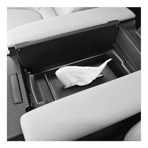SXCY for 2025 2026 Toyota Sienna Center Console Organizer for Toyota Sienna 2021-2025 2026 Center Console Tray 2024-2026 Sienna Accessories Tissue Tray Paper Towel Organizer Enhanced Tissue Storage - color: 21-26 Sienna Enhanced Tissue Tray