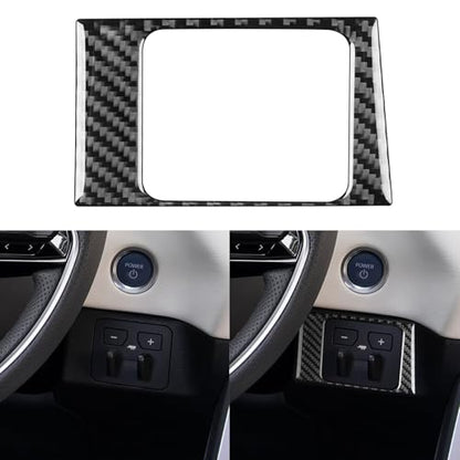 NVCNX Real Premium Carbon Fiber for Toyota Tundra 2022-2026 / Sequoia 2023-2026 2024 2025 Car Dash Trailer Brake Controller Panel Cover Interior Trim Accessories Thick Overlay Sticker Decal 1PC - color: Dash Trailer Brake Controller Panel Trim