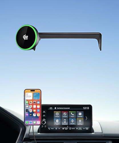 Qi2.2 Max 25W Fast Wireless Car Charger Phone Holder for Honda Pilot 2023-2026 7/9-Inch Screen, Magnetic Phone Mount Compatible with MagSafe - color: Qi2.2 Max 25W Fast Wireless, size: 7/9-inch for 2023-2026 Pilot