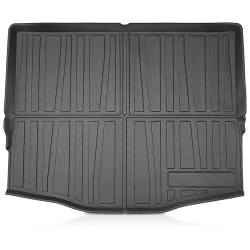 KUST Trunk Cargo Mat for 2020-2026 Ford Escape Accessories, All Weather Cargo Liner Rear Trunk Liner TPE Rubber Raised Edge - size: For 2020-2026 Escape | Trunk Mat