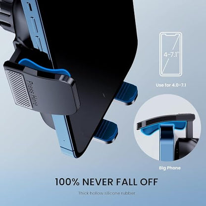 TICILFO Car Phone Holder [Military-Grade Suction] Phone Stand for Car [Super Stable] Automobile Car Mount for iPhone Universal Accessories Air Vent Dashboard Windshield Mount Fit Vehicle Accessories - style: Modle-A