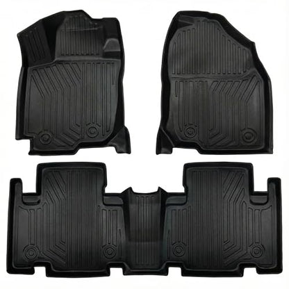 RAV4 Floor Mat - All Weather Waterproof Durable Anti-Slip Odorless TPE Front and Rear Row Set Custom-Fit Floor Liner Compatible with 2014-2018 Toyota RAV4 5-Seat - size: for Toyota RAV4 5-Seat 2014-2018