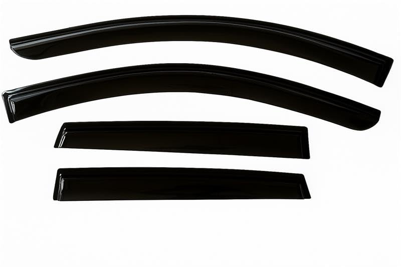 2015-2024 Tape-On Rain Guards for Nissan Murano Side Window Visor Deflectors Extra Thick Vent Shades 2016 2017 2018 2019 2020 2021 2022 2023 - size: For Nissan Murano 2015-2024
