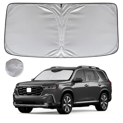 KAYZT Windshield Sun Shade for 2009-2015 Honda Pilot Foldable Sunshade Front Window Custom Fit Car Accessories - size: for 2009-2015 Pilot