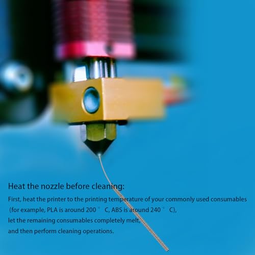 10Pcs 3D Printer Nozzle Cleaning Kit Needles 0.2mm, 3D Printer Nozzle Cleaner Stainless Steel Nozzle Cleaning Tool Kit for Ender 3,MK8,V6,Prusa,k1 3D Printer Extruder Nozzle, (Total Length: 55mm) - style: 10Pcs 3D Printer Nozzle Cleaning Needles 0.2mm