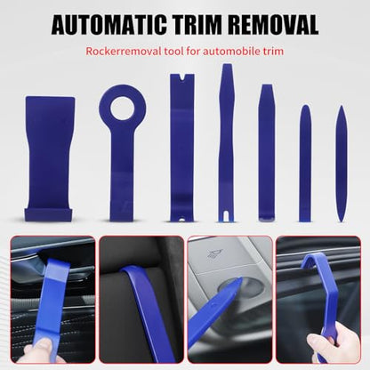 17PCS Stainless Steel Repair Tools，Emergency Tool Kit with Carry Bag