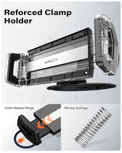 APPS2Car for Sturdy iPad Holder for Car CD Slot Tablet Mount, 2-in-1 Universal 4.7-13" Holder for iPad Pro 12.9" 13" Air Mini, iPhone, Galaxy Z Fold, Adjustable 360° Rotation, Road Trip Essentials - style: 2nd Generation