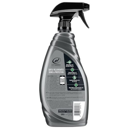 Turtle Wax Hybrid Solutions Ceramic 3-in-1 Car Detailer, Waterless Car Wash, Long-lasting HydrophobicWax Protection and High Gloss Shine, Safe For All Exterior Surfaces, 32 oz (Pack of 6) - size: 32 Fl Oz (Pack of 6)