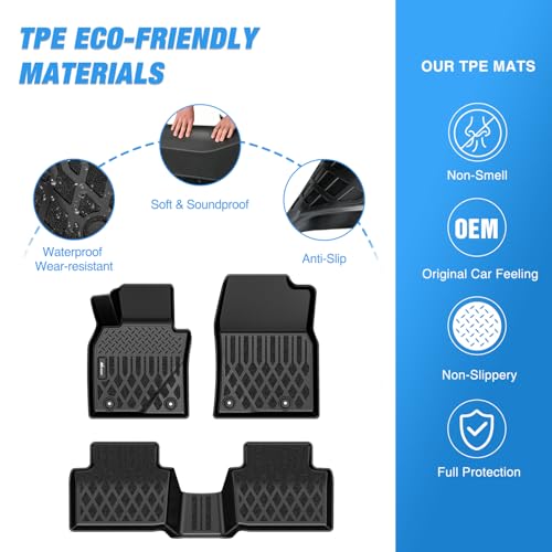 Nilight TPE Floor Mats for Mazda CX-30 CX30 2020 2021 2022 2023 2024 2025 2026 All Weather Custom Fit Heavy Duty Floor Liners - color: 2020-2026 Mazda CX30
