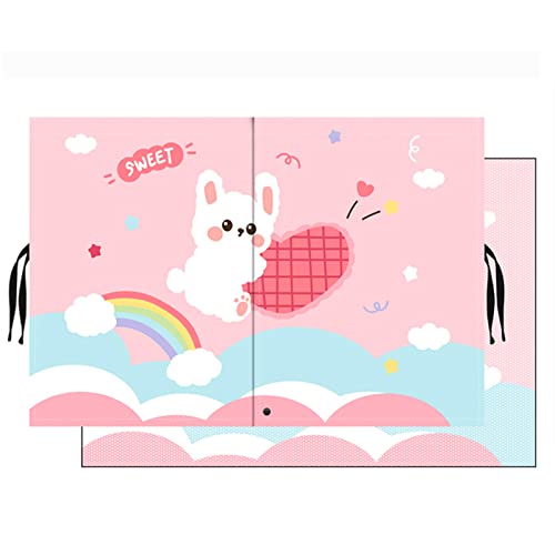 Car Sun Shade for Baby - EOHMAK Car Side Window Sun Shade Cover Upgrade Double Opening Car Interior Curtain Sun Blocker Blind (Pink Rabbit, 1 Pack) - color: Pink Rabbit, size: 1 Pack