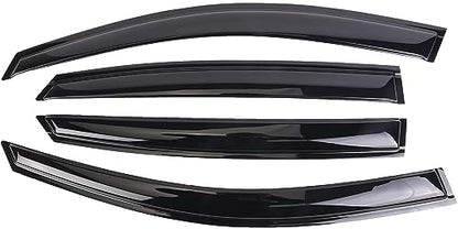 Tape-On Window Visors Deflectors Rain Guards 4 Piece Set ‎Compatible with 2013-2019 Ford Escape 94383 - size: 2013-2019 Ford Escape